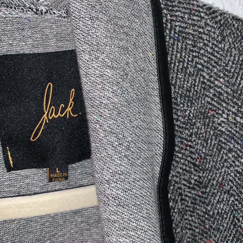 Jack Faux Leather Jacket Size Large - Picture 2 of 3